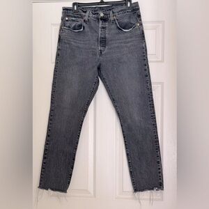 Levi's 501 S Faded Black Jeans Vintage 
Size W31 L28